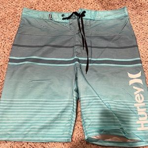 Blue board shorts